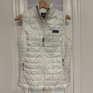 Patagonia White Nano Puff Vest